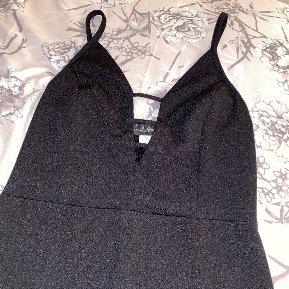 Mini black dress